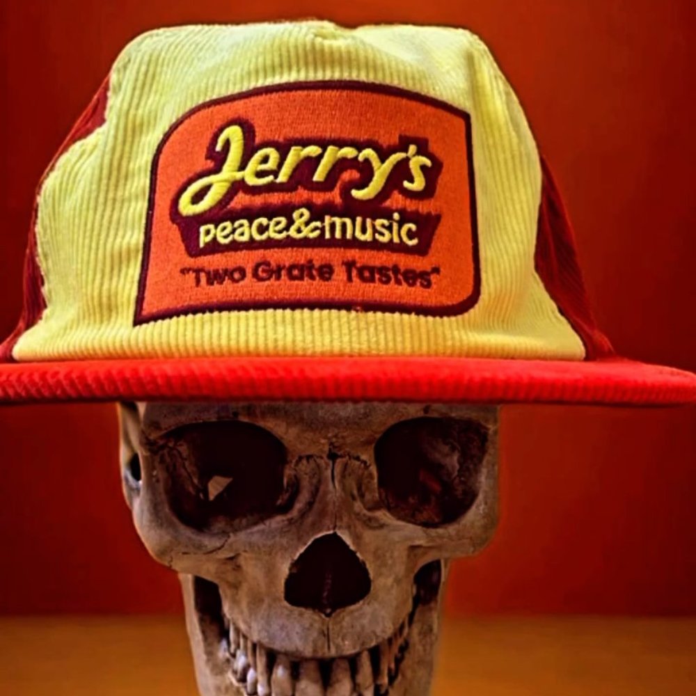 Colorblock Corduroy Snapback Trucker Cap Jerry Garcia Hat Grateful dead Snapback